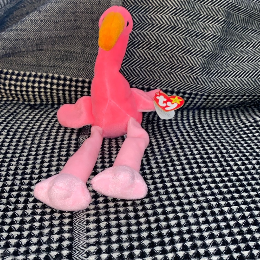 Ty Beanie Babies Pinky the Flamingo 1995